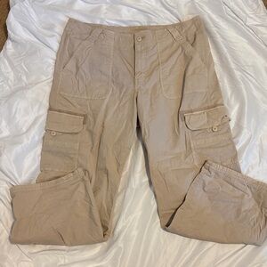 American Eagle Outfitters Tan Cargo Pants